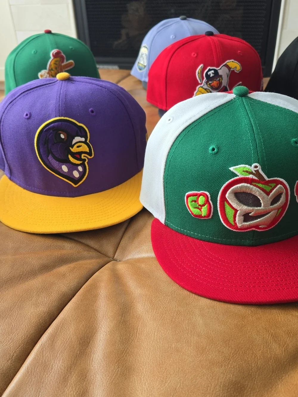 New Era 5950 Hats MiLB MLB Oakland Athletics Size 7.5